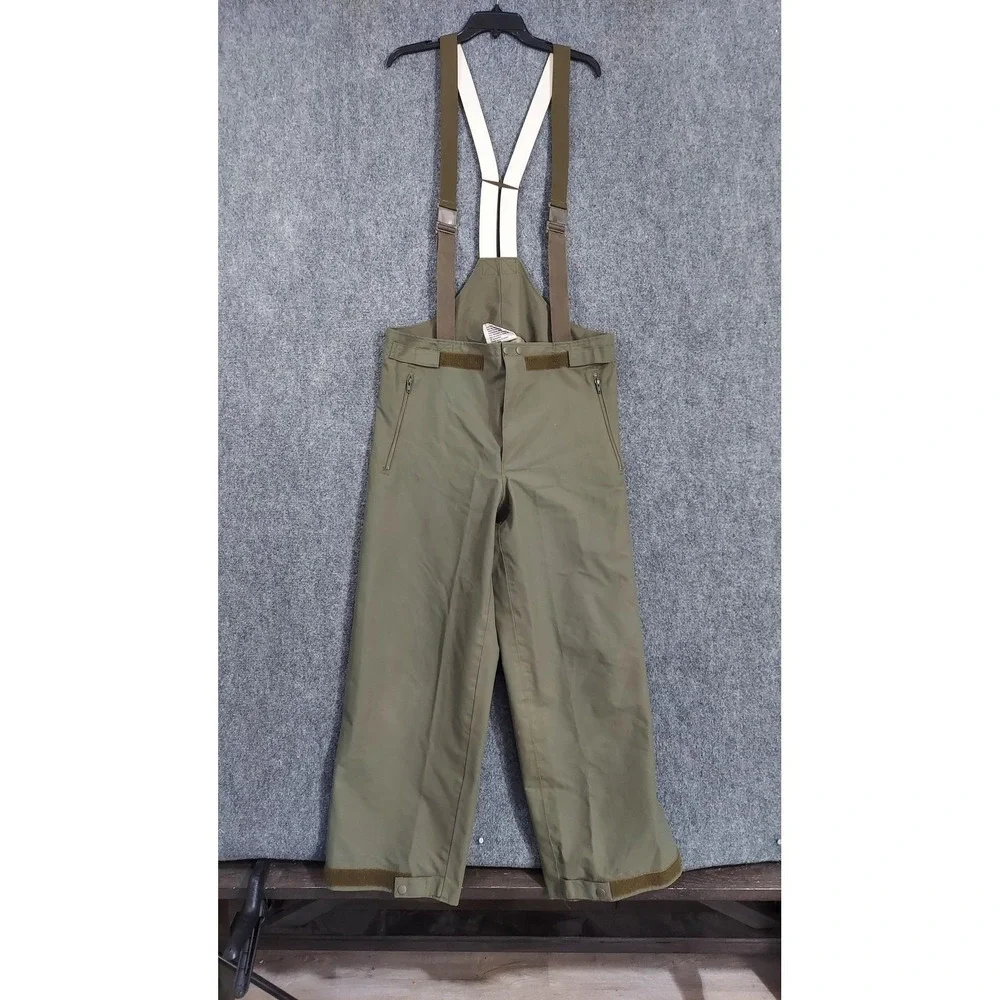 Vintage Gore-Tex Pants Mens 38x28 Green Rain‎ Bib Waterproof Military 1989
